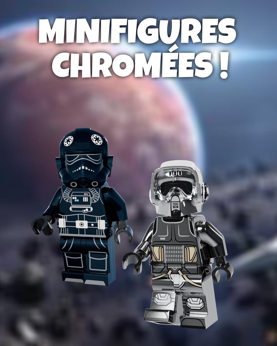 Minifigures et pièces en chrome