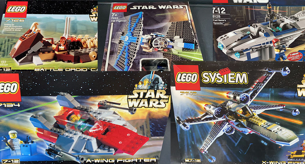 alte LEGO Star Wars Sets und mehr