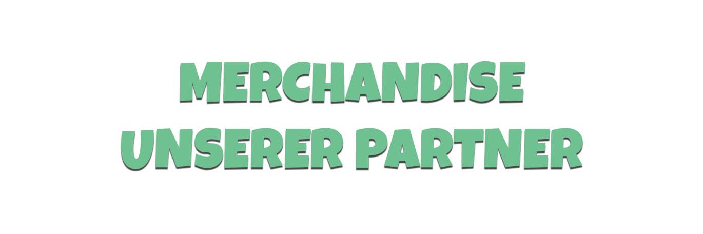 Merchandise unserer Partner