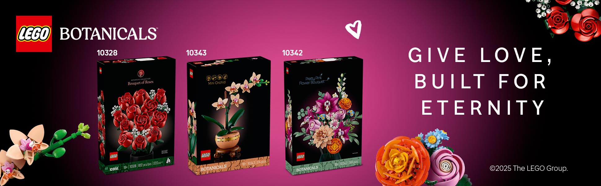 LEGO® Flowers and Plants from the Botanical Collection