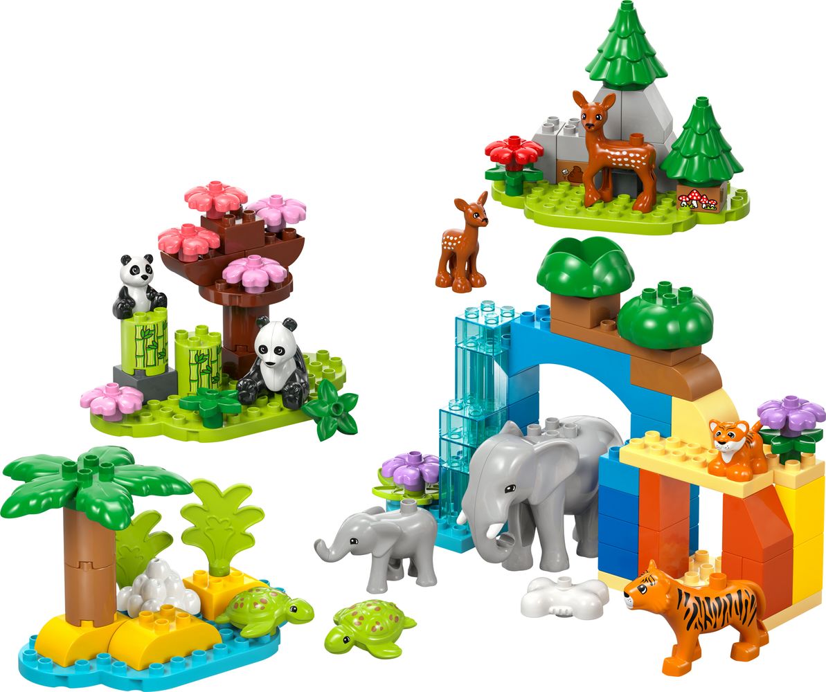 LEGO 10446 Coffret 3 en 1 Familles d'animaux sauvages | Boutique