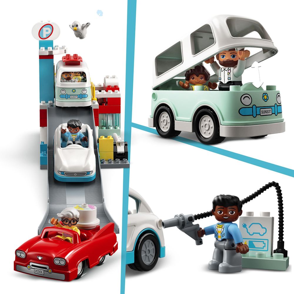 LEGO 10948 Parking Garage and Car Wash JB Spielwaren
