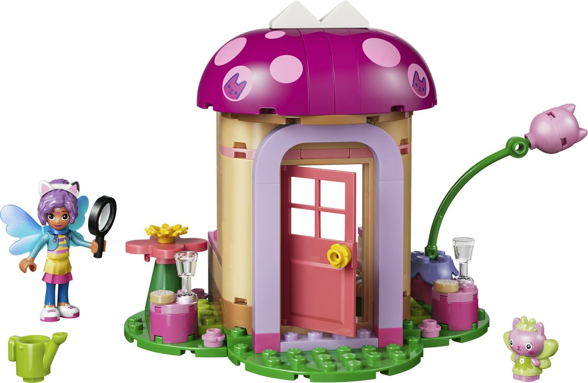 LEGO 11212 Kitty Fees Gartenhaus aufgeklappt mit Gabby und Kitty Fee
