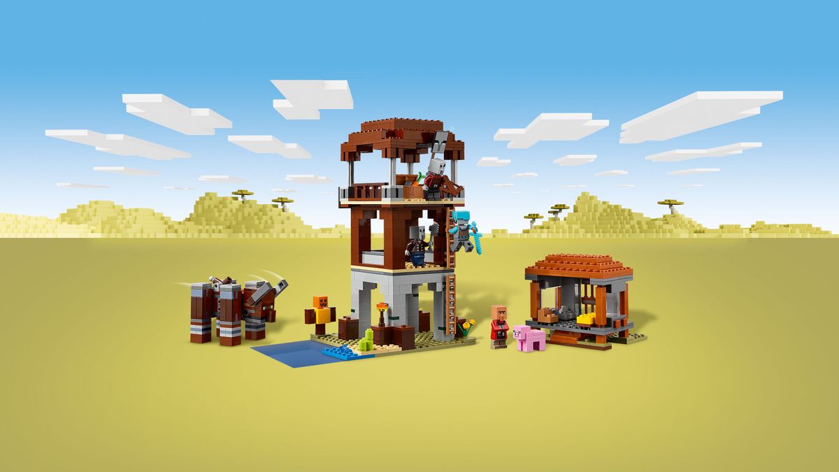 Custom Lego Pillager Outpost LEGO® 21159 The Pillager Outpost ToyPro