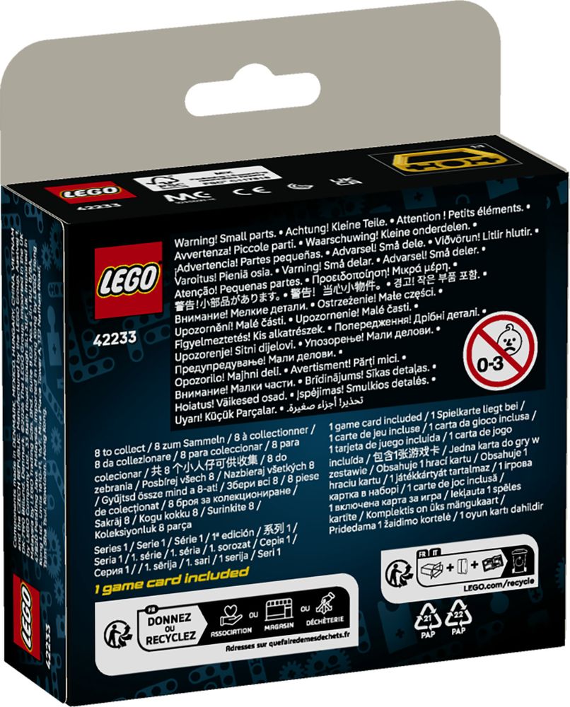LEGO 42233 Mächtige Maschinen Sammlung verschiedener Baufahrzeuge