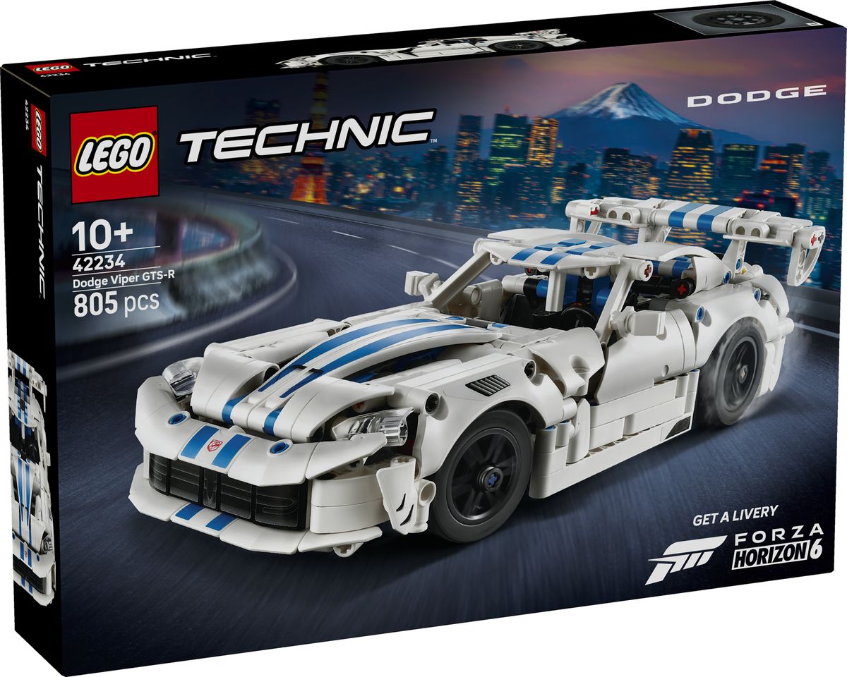 LEGO 42234 Dodge Viper GTS-R Sportwagen – Technic Rennwagen