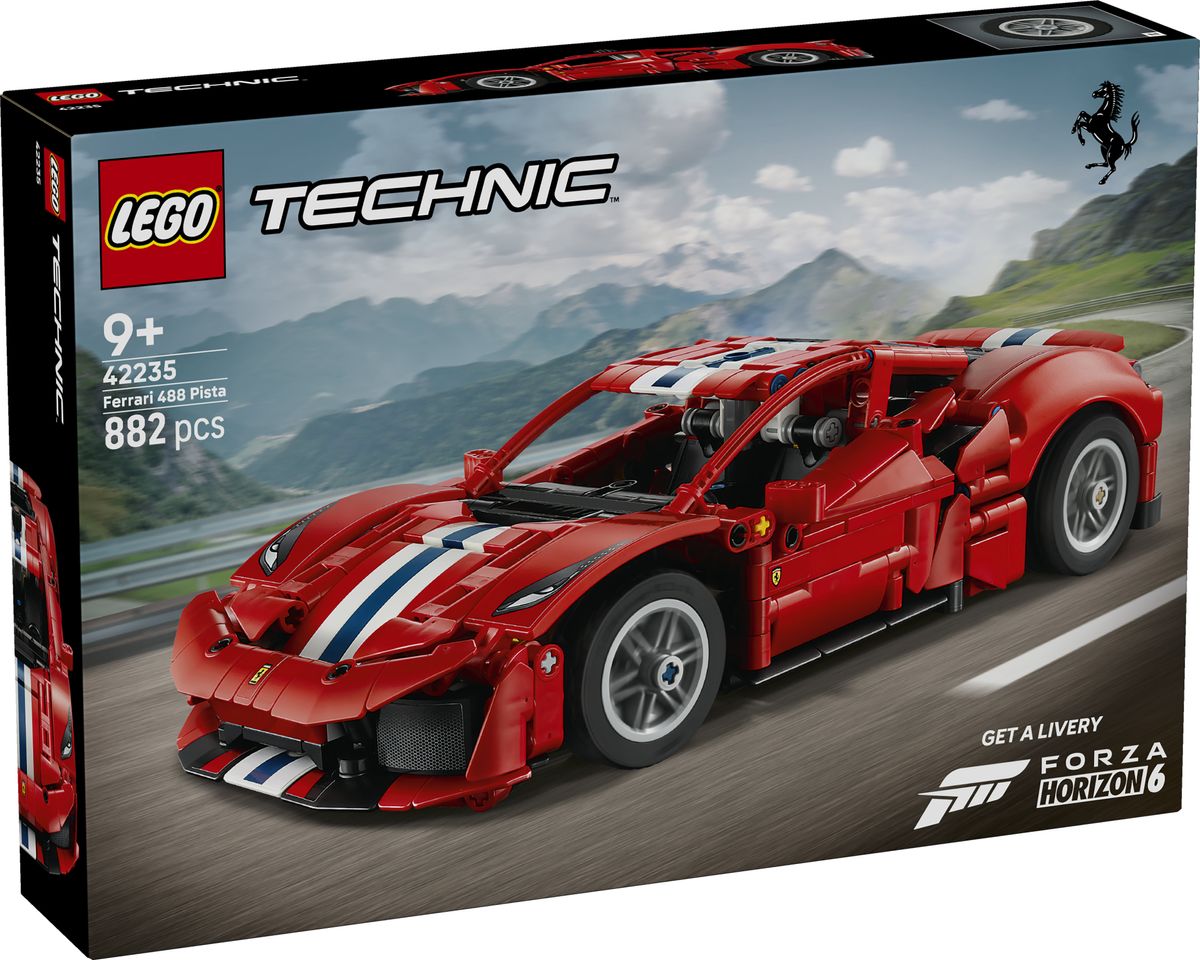 LEGO 42235 Ferrari 488 Pista – Technic Sportwagen