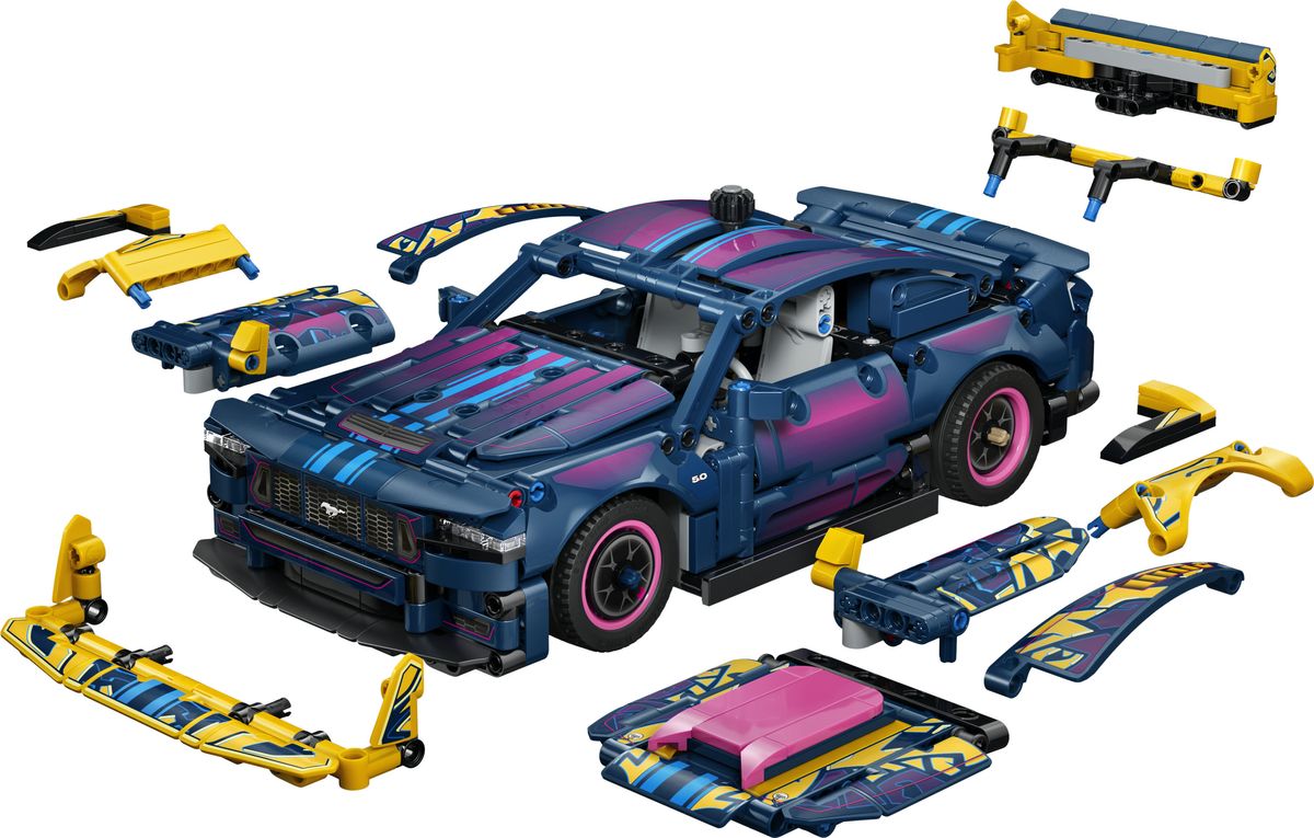 LEGO 42236 Ford Mustang GT Tuning-Variante Frontansicht