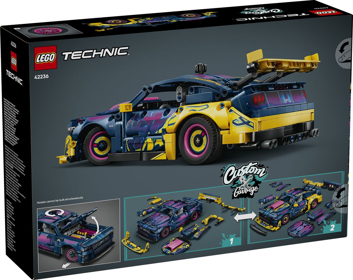 LEGO 42236 Ford Mustang GT alternative Karosserie Graffiti-Design
