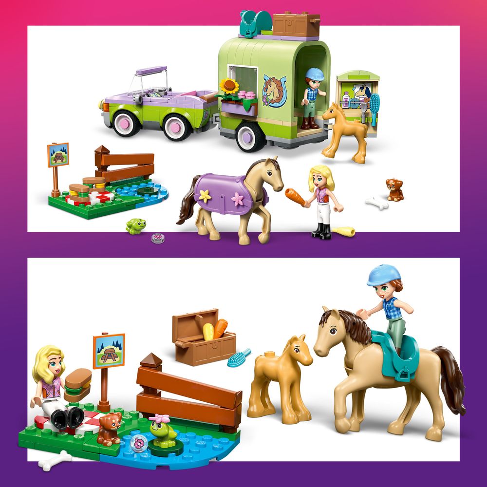 LEGO 42695 Horse & Baby Foal Trailer | JB Spielwaren