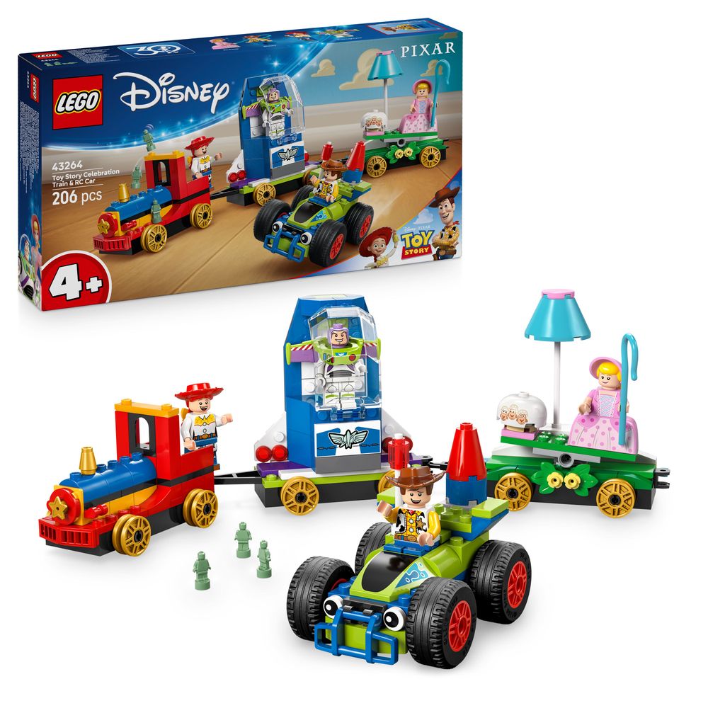 LEGO 43264 Toy Story Celebration Train RC Car, JB Spielwaren