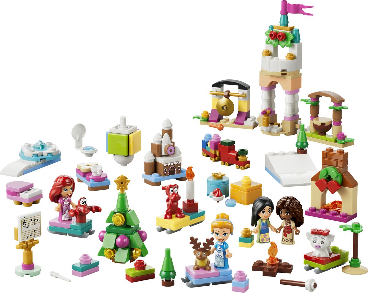 LEGO 43298 Disney Princess Adventskalender Inhalt mit Figuren