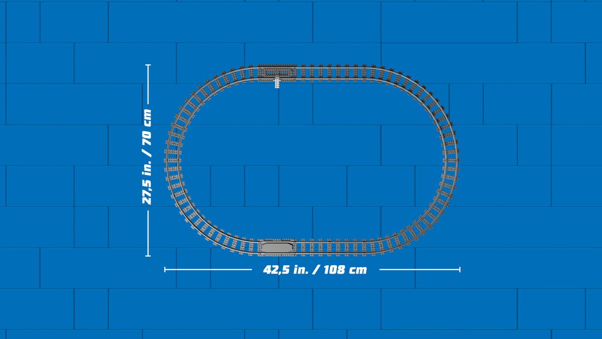 Planner Lego 12v Layout Rail Lego Train Track Layout Instructions RC  Power-Driven Train