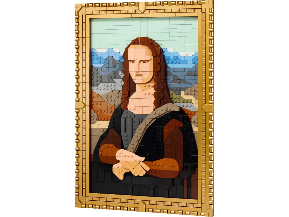 Mona Lisa with Leonardo da Vinci minifigure | JB Spielwaren