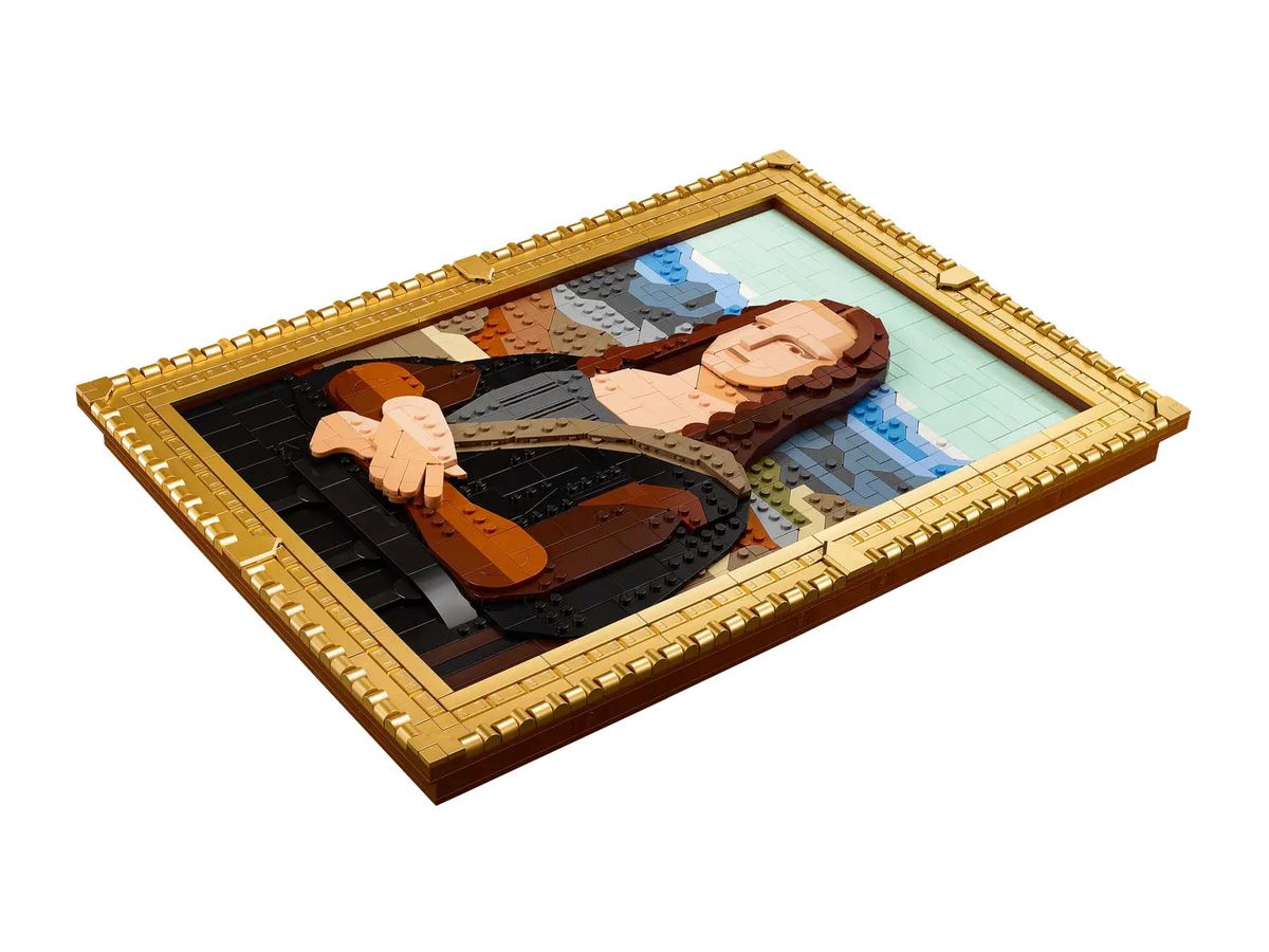 Mona Lisa with Leonardo da Vinci minifigure | JB Spielwaren