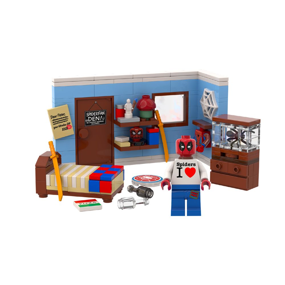 Spiderman minifigures series 36 box with Spiderfan Special