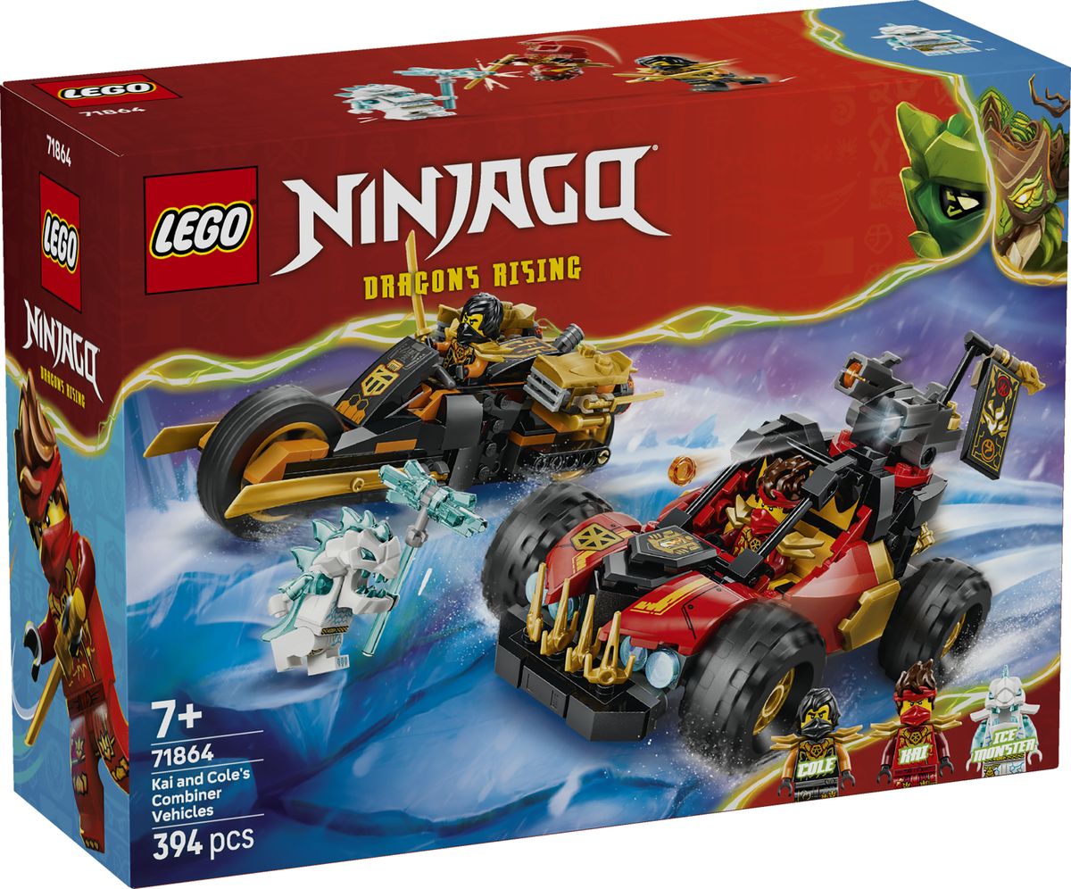 LEGO 71864 Kai and Cole's Combiner Vehicles | JB Spielwaren
