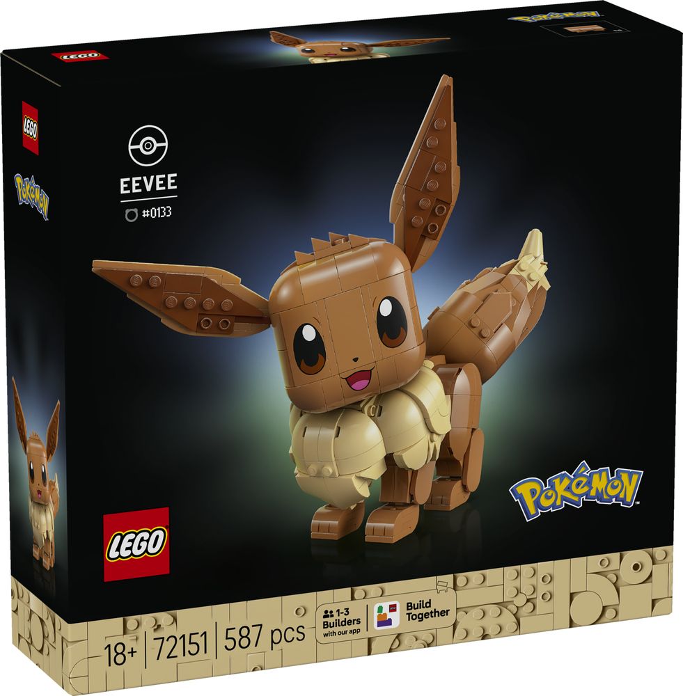 LEGO 72151 Evoli Pokémon Set Gesamtansicht