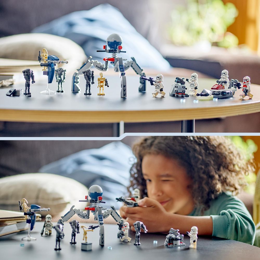 LEGO 75372 Clone Trooper™ & Battle Droid™ Battle Pack JB Spielwaren