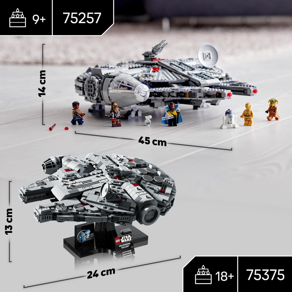 Falcon Lego Sets Lego Star Wars 75257 Amazon Millennium Falcon