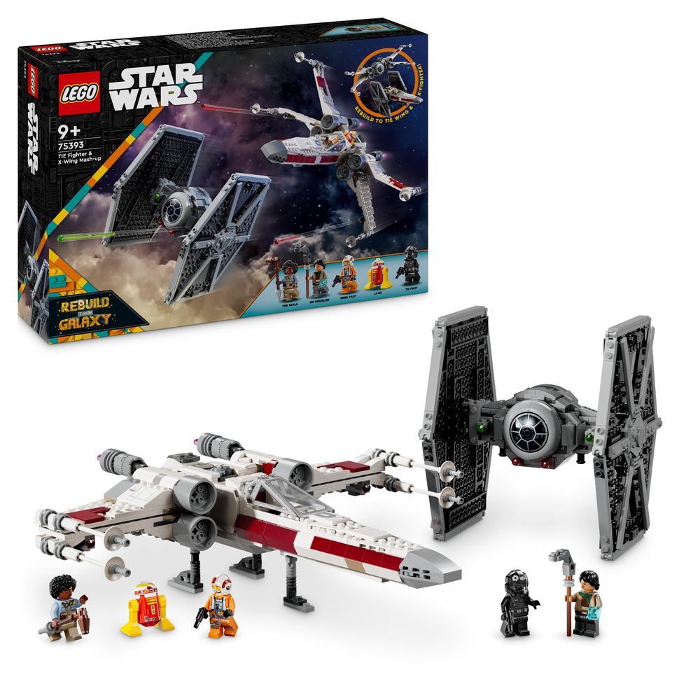 LEGO 75393 X-wing and TIE Fighter Rebuild the Galaxy JB Spielwaren