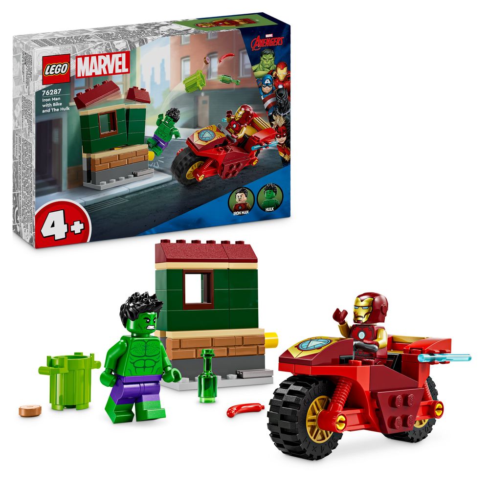 【よしじろう】 LEGO 76287 Iron Man with bike and the Hulk | JB Spielwaren