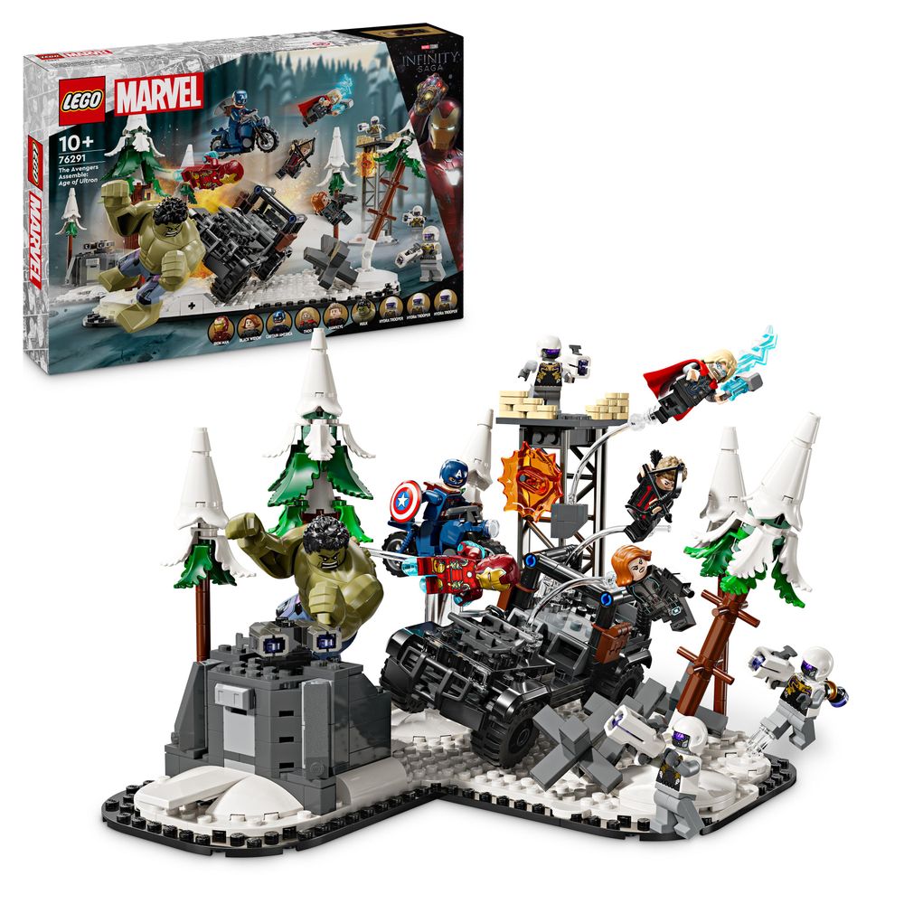 LEGO 76291 Avengers Assemble Age of Ultron with special minifigur Ultra Fast Superhero JB Spielwaren