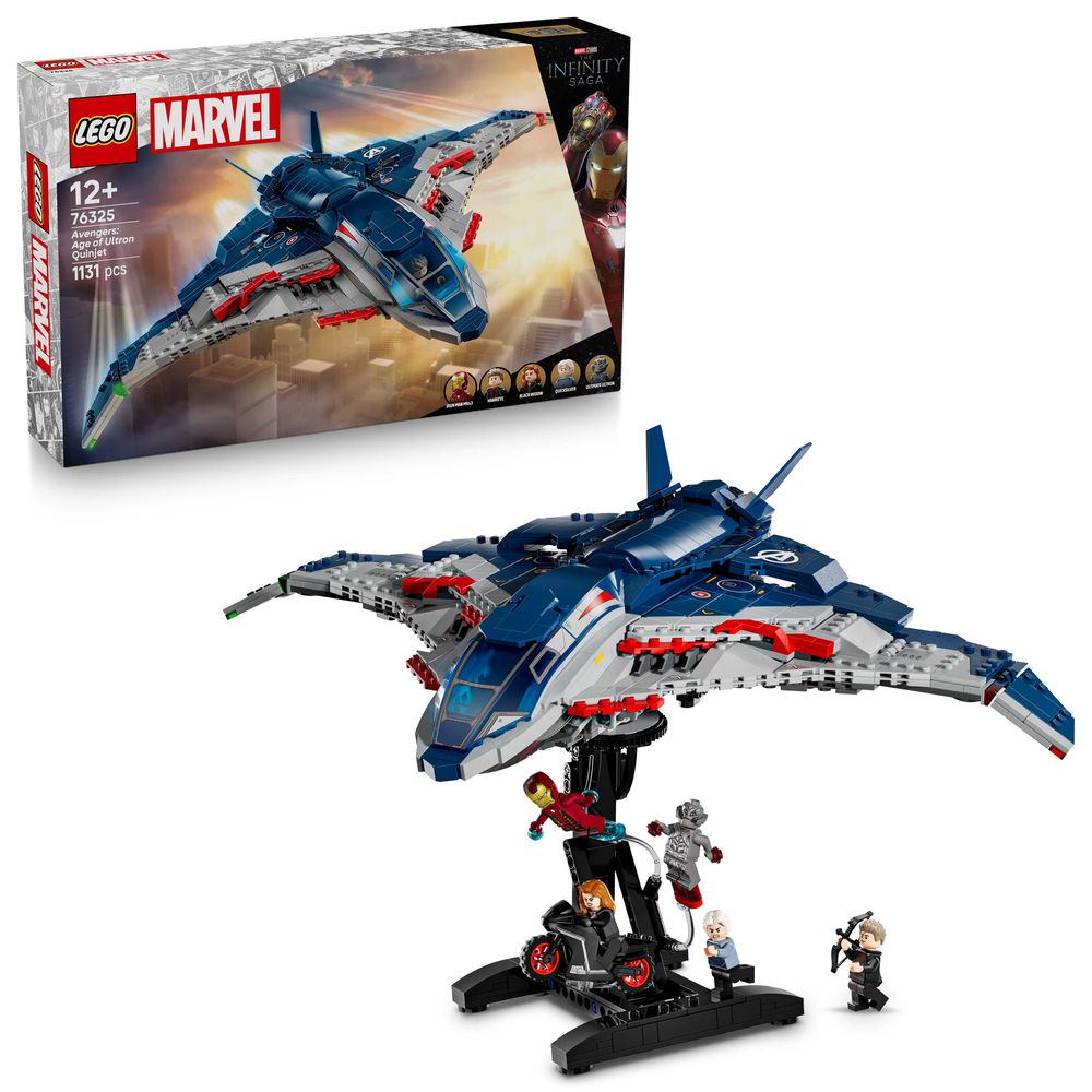 LEGO 76325 Avengers: Age of Ultron Quinjet, JB Spielwaren