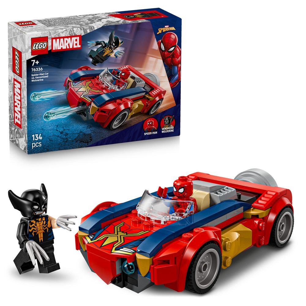 LEGO 76336 Spider-Man Car vs. Venomized Wolverine | JB Spielwaren