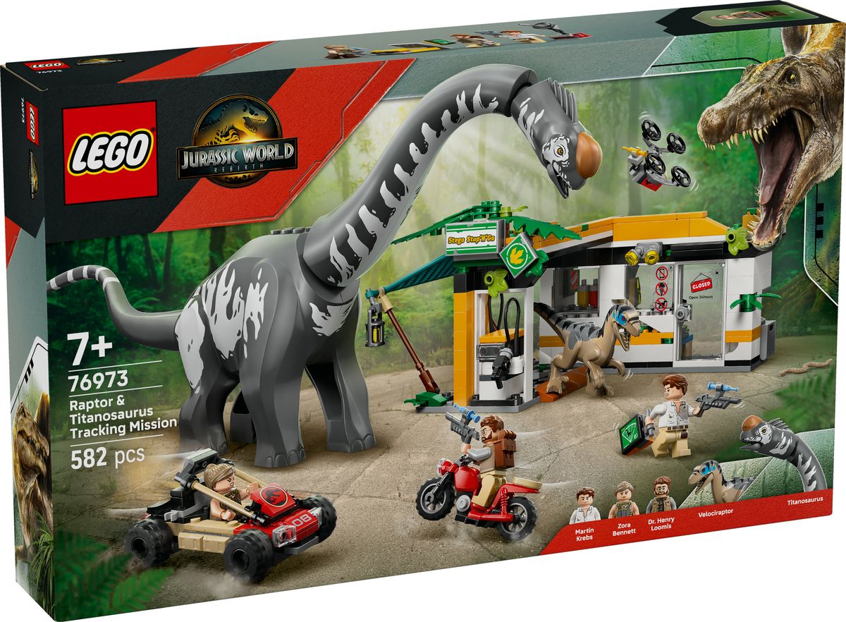 LEGO 76973 Raptor Titanosaurus Tracking Mission JB Spielwaren