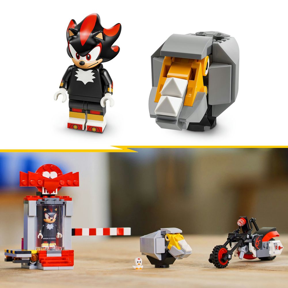 LEGO Sonic the Hedgehog Shadow the Hedgehog Escape Building Set, Gift for  Gamers 76995