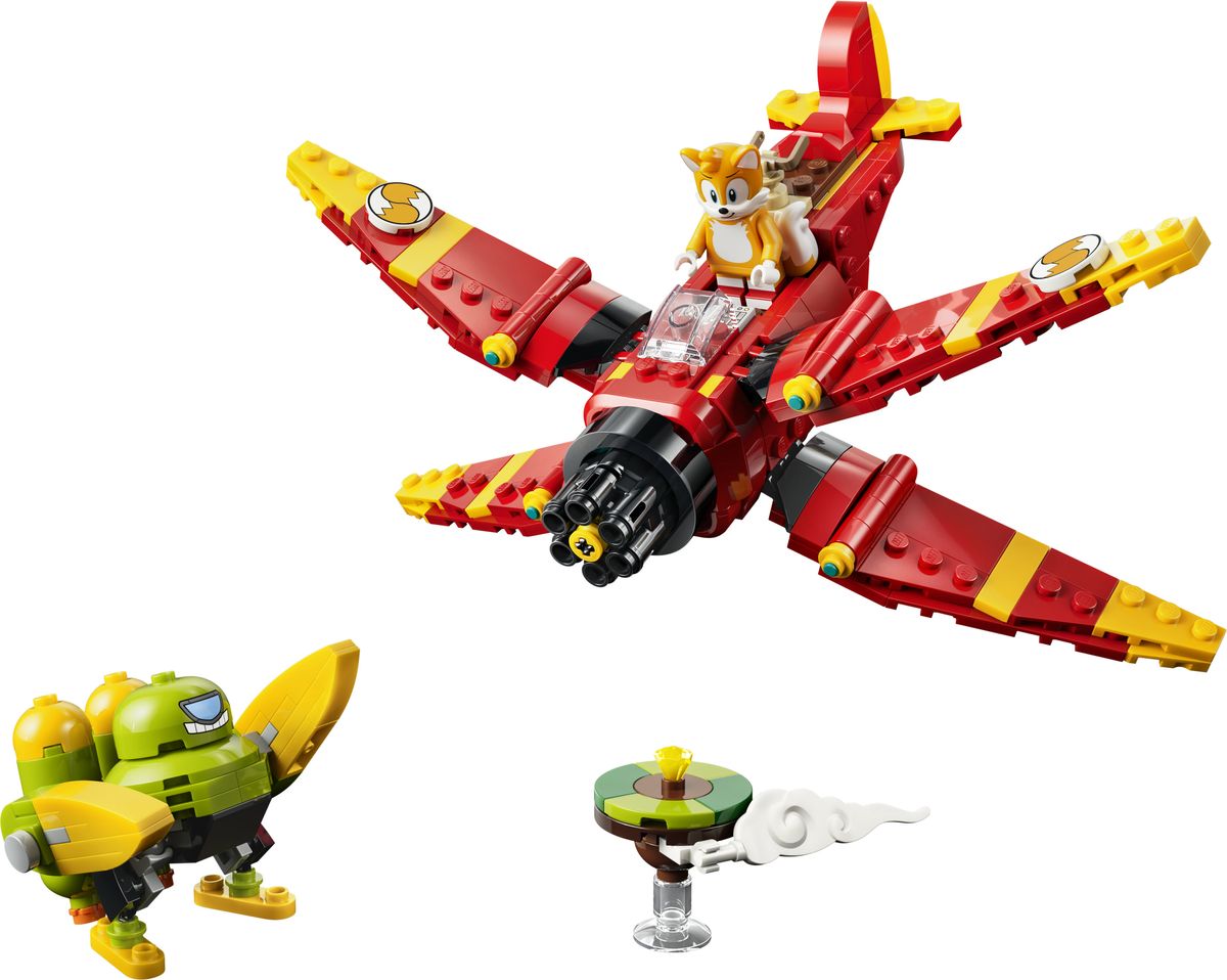 LEGO 77119 Tails' Tornado-1 Doppeldecker Detailansicht