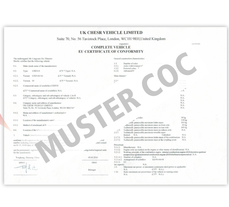 Elegantes Coc Papier Ebenbild