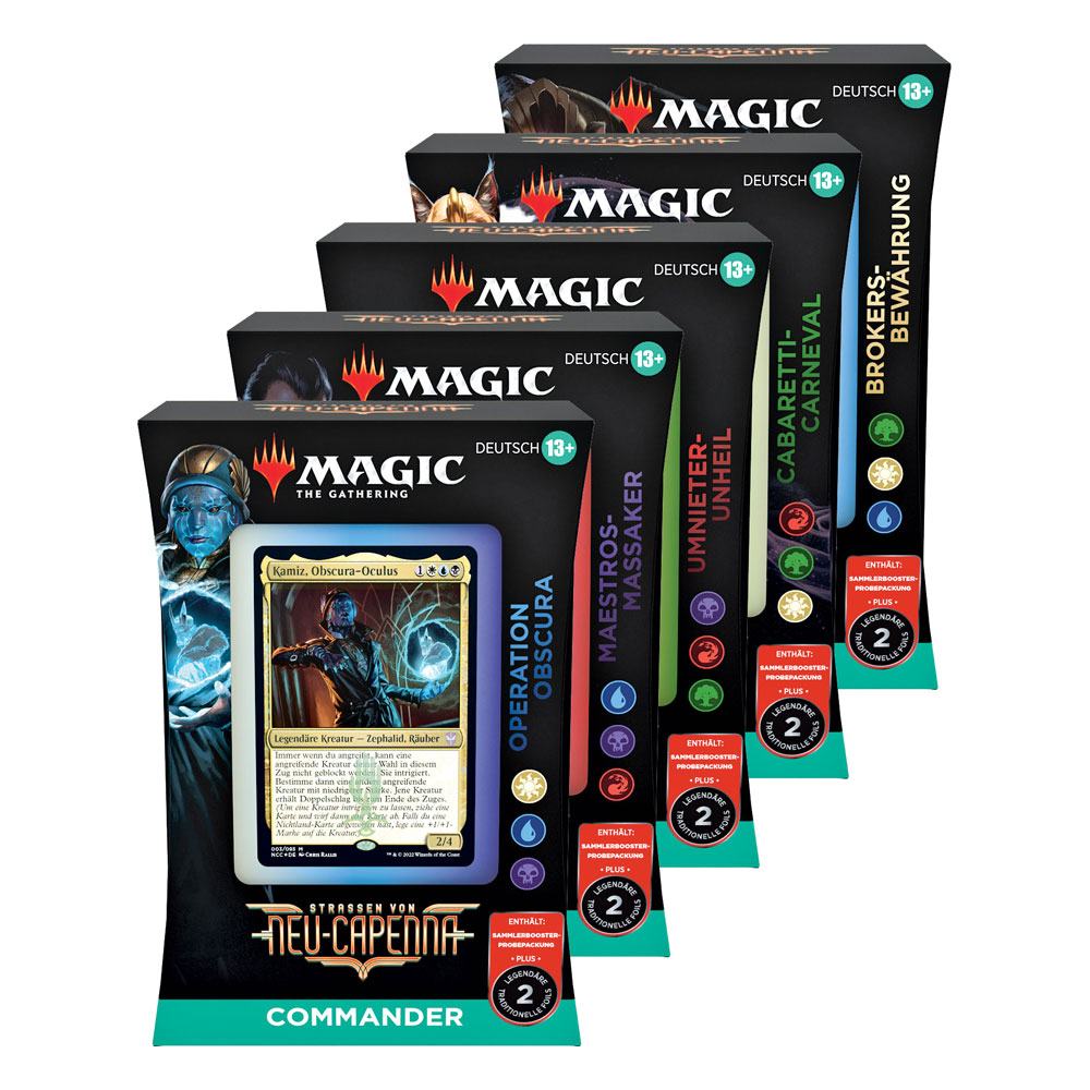 Straßen von NeuCapenna Commander Deck deutsch MtG Magic the Gathering Sammelkarten
