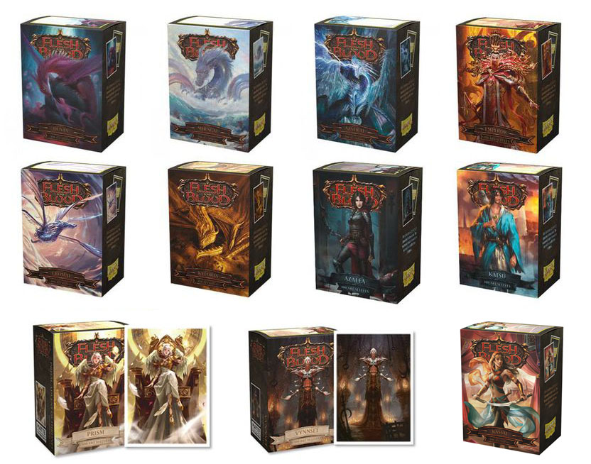 Dragons Blood Cream Dragon Shield Matte Card Sleeves - Oldhim (Flesh And  Blood) Art, 100 Standard Size Dragon Shield Sleeves Black