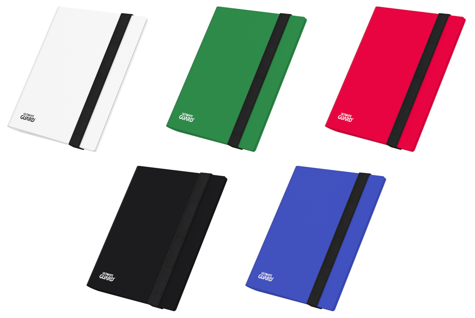 Ultimate Guard Flexxfolio UGD010161 - Album Portfolio Bleu Pour 160 Cartes à Collectionner - 20 Pages 4 Pochettes Latérales - Sans Acide