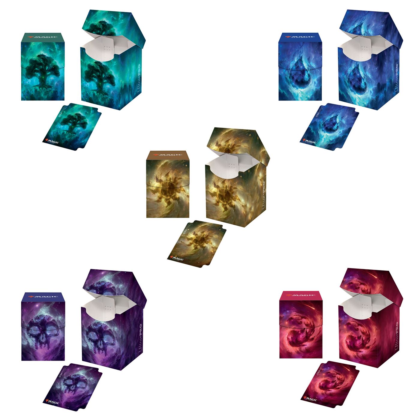 Ultra Pro Deckbox 100+ Celestial Lands MtG Magic the Gathering Deck Box