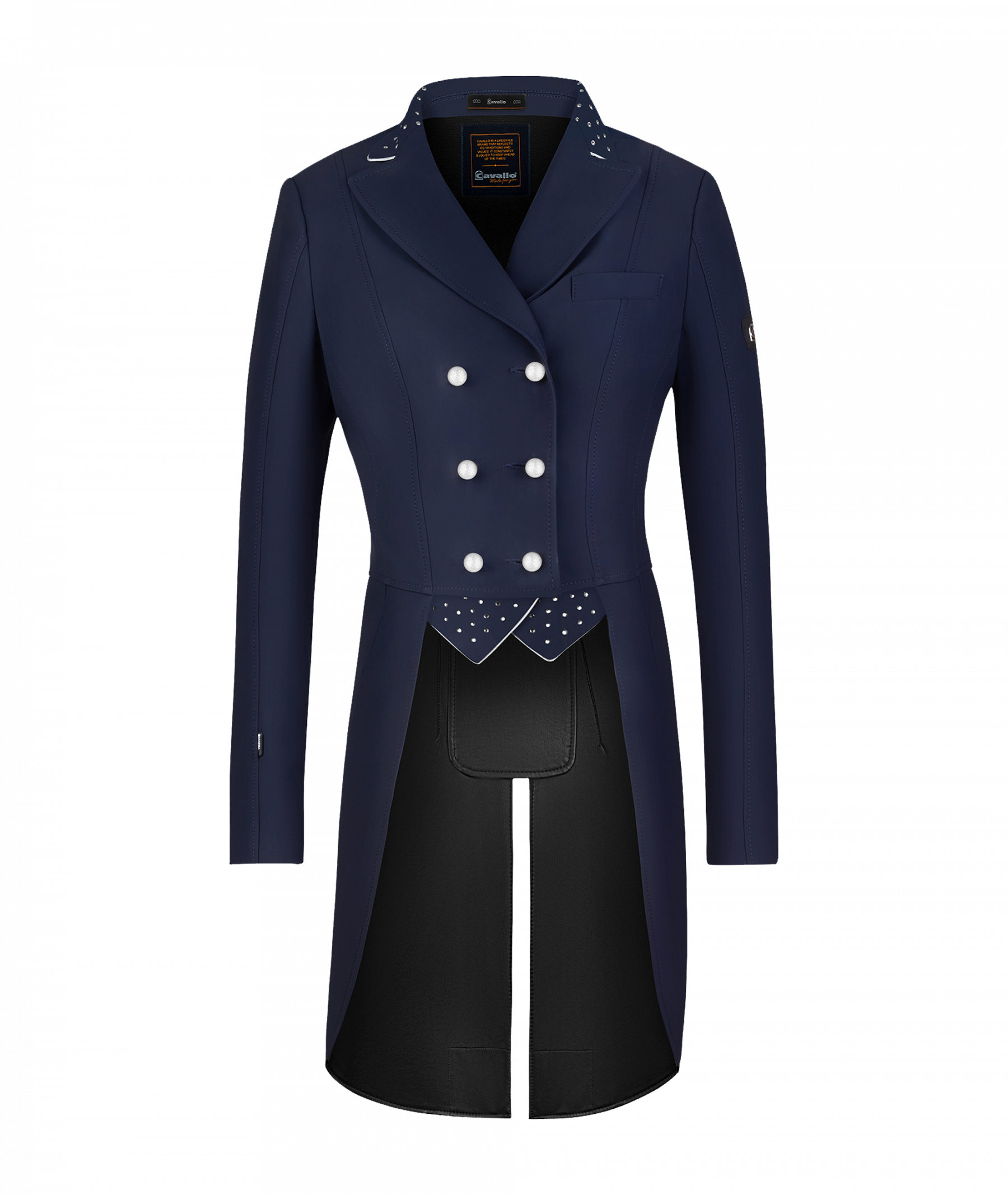 Cavallo Vienna mAST Damen Frack deepBlau-anthrazit weiß 38 Cavallo Vienna mAST Damen Frack deepBlau-anthrazit weiß 38