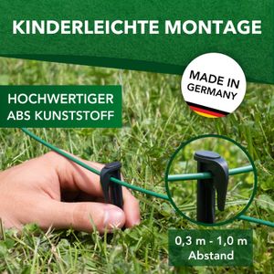 Stiga Autoclip U00ae Kompatible Haken Nu00e4gel Mu00e4hroboter Kabel Befestigungs Heringe Erdanker - Verstu00e4rkter HQ ABS, Stu00fcck:25