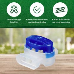 Anschlussklemmen Set Gardena Mähroboter Zubehör - 6 Verbinder + 2