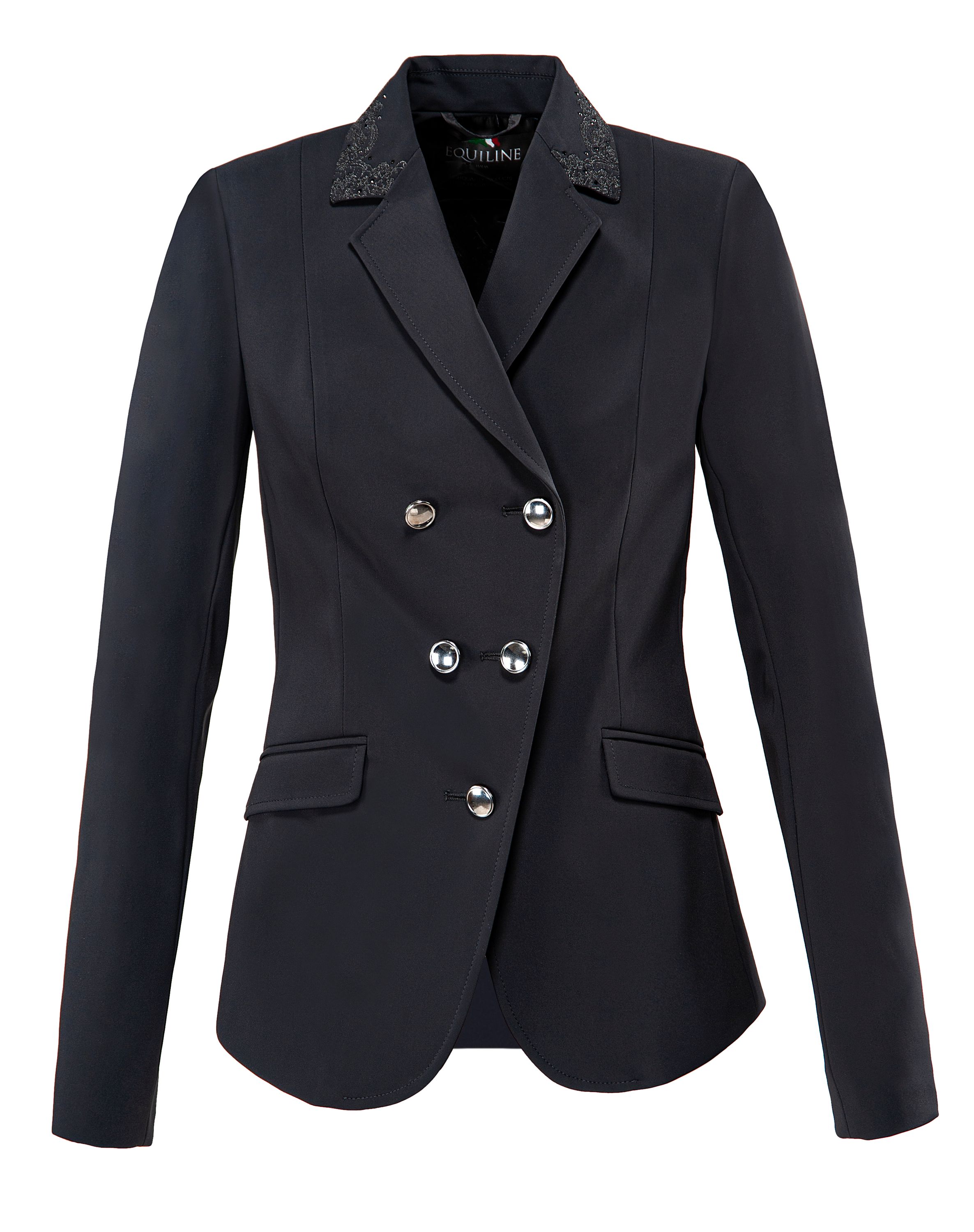 Equiline Damen Turnier Jacket SCHWARZ mit Strass HW 20 | Genisys  