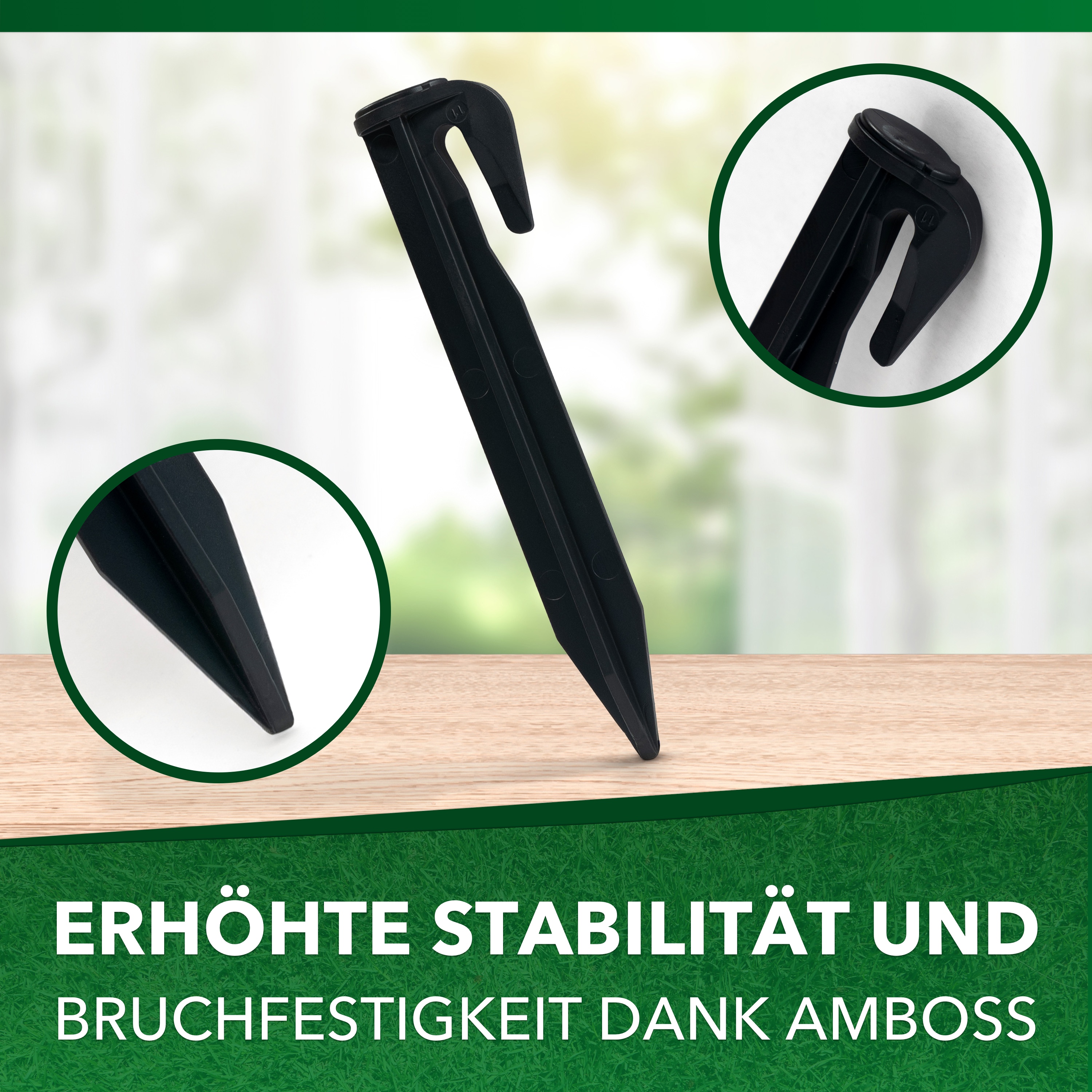 100x Fixierungsnägel Für Bosch Indego Induktionskabel - Ersatzhalterungen