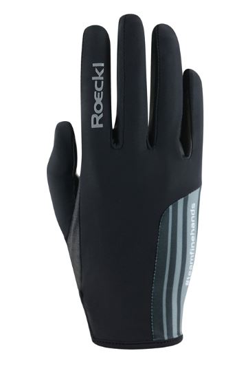 Roeckl Milas Handschuhe Damen - Elegante Wettkampfhandschuhe In Schwarz