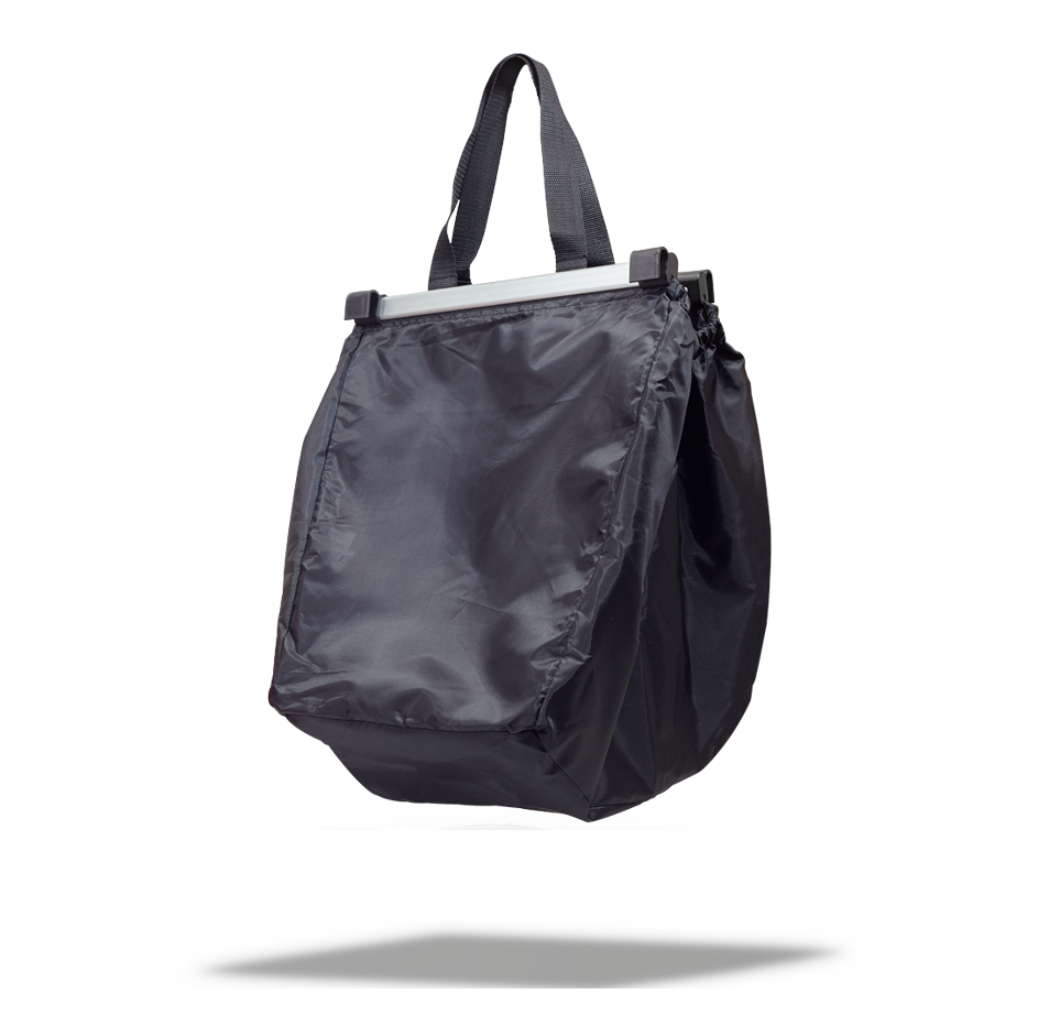 achilles Easy-Shopper Alu, Faltbare Einkaufswagentasche, Einkaufstasche  passend für alle gängigen Einkaufswagen, schwarz, 33x50x38cm : :  Küche, Haushalt & Wohnen
