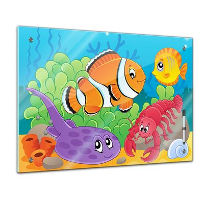 Memoboard - Kinder - Unterwasser Tiere VI