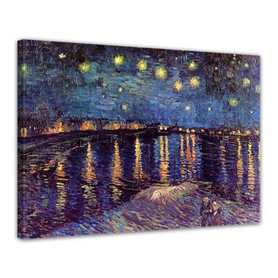Kunstdruck - Alte Meister - Vincent van Gogh - Sternennacht über der Rhône