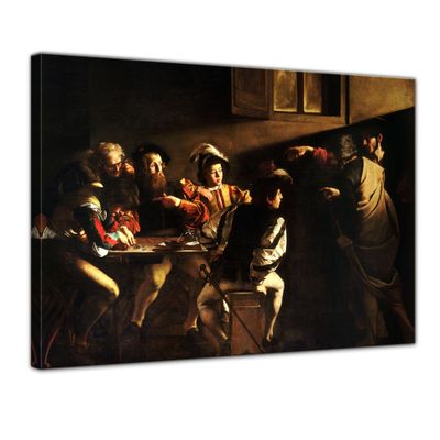 Kunstdruck - Alte Meister - Caravaggio - Berufung des Heiligen Matthäus