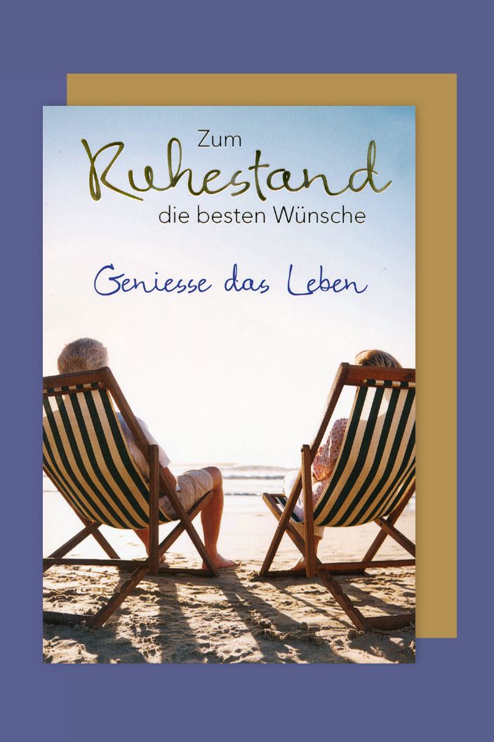 37+ Ruhestand spruch karte 