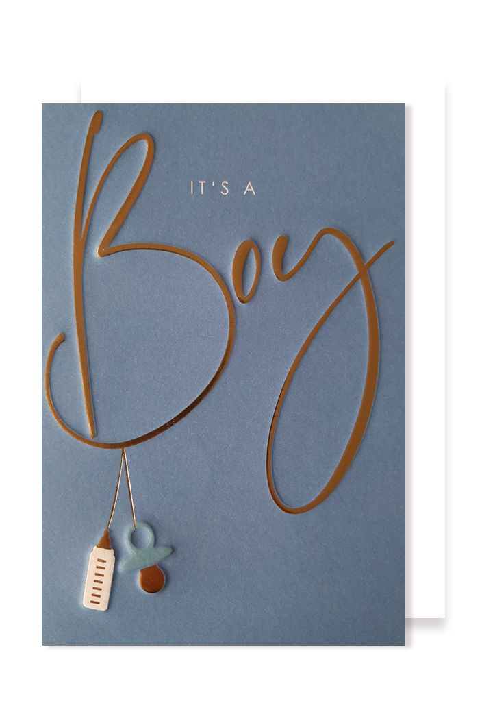 Babykarte Personalisiert Personalisiere Baby-Jungen-Karte „It's A Boy" Mit Peter Rabbit-Motiv – Süße Glückwunschkarte Zur Geburt Personalisiertbare Babykarte