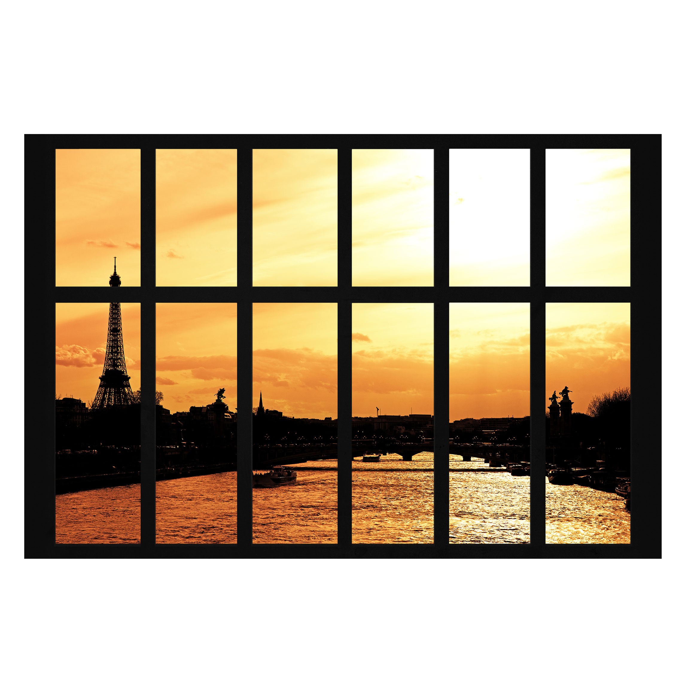 Erdbeerinchen Erdbeerfee Tapete Selbstklebende Tapete Fototapete Fenster Eiffelt 5 - Erdbeerinchen Erdbeerfee Tapete